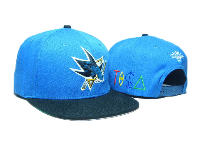 San Jose Sharks TISA Snapback Hat DD37